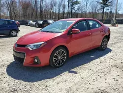 Salvage cars for sale at Candia, NH auction: 2015 Toyota Corolla L