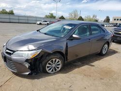 Salvage cars for sale at Littleton, CO auction: 2016 Toyota Camry LE