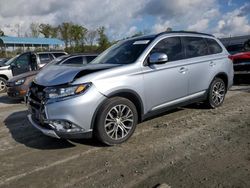 Mitsubishi Outlander salvage cars for sale: 2016 Mitsubishi Outlander SE