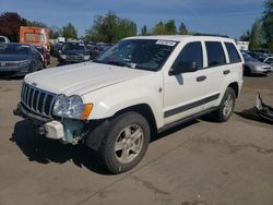 Salvage cars for sale at Woodburn, OR auction: 2005 Jeep Grand Cherokee Laredo