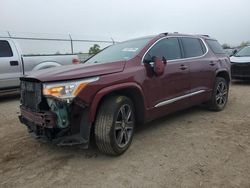 Salvage cars for sale at Houston, TX auction: 2017 GMC Acadia Denali