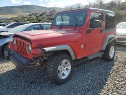 Salvage cars for sale from Copart Reno, NV: 1999 Jeep Wrangler / TJ Sport