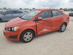 Salvage cars for sale at San Antonio, TX auction: 2013 Chevrolet Sonic LT