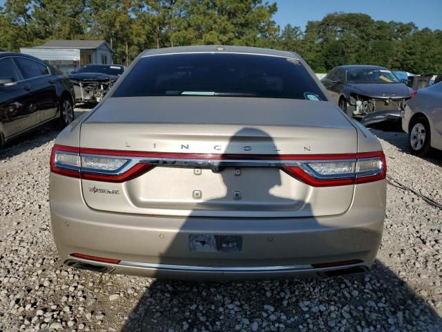 2017 Lincoln Continental Premiere