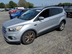 Salvage cars for sale at Mocksville, NC auction: 2017 Ford Escape SE