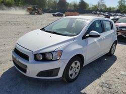 Salvage cars for sale from Copart Madisonville, TN: 2016 Chevrolet Sonic LS