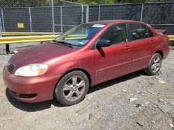 Salvage cars for sale from Copart Waldorf, MD: 2005 Toyota Corolla CE