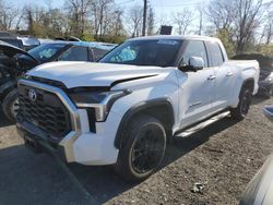 Toyota Tundra Double cab Limited salvage cars for sale: 2022 Toyota Tundra Double Cab Limited