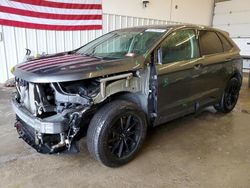 Salvage cars for sale at Candia, NH auction: 2018 Ford Edge SE