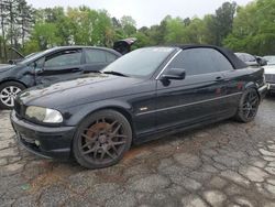 Salvage cars for sale from Copart Austell, GA: 2002 BMW 330 CI