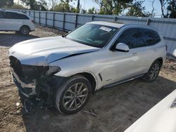 Salvage cars for sale at Riverview, FL auction: 2018 BMW X3 XDRIVE30I