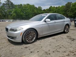 Salvage cars for sale at Austell, GA auction: 2011 BMW 535 I