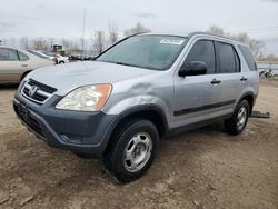 Vehiculos salvage en venta de Copart Elgin, IL: 2002 Honda CR-V LX