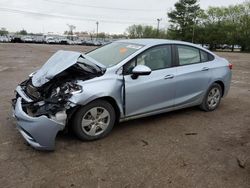 Chevrolet Cruze LS salvage cars for sale: 2018 Chevrolet Cruze LS