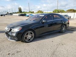 Salvage cars for sale at Miami, FL auction: 2014 Mercedes-Benz E 350 4matic