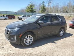 Salvage cars for sale at Davison, MI auction: 2022 Chevrolet Equinox LT