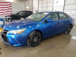 Salvage cars for sale at Columbia, MO auction: 2016 Toyota Camry LE