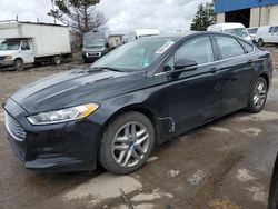 Salvage cars for sale at Woodhaven, MI auction: 2016 Ford Fusion SE