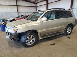 Salvage cars for sale at Pennsburg, PA auction: 2002 Toyota Highlander Limited