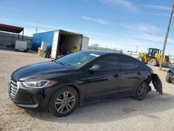 Salvage cars for sale at Andrews, TX auction: 2018 Hyundai Elantra SEL