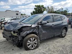 Salvage cars for sale from Copart Opa Locka, FL: 2012 Honda CR-V EX