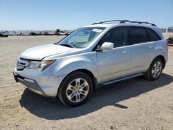 Salvage cars for sale at San Diego, CA auction: 2009 Acura MDX Technology