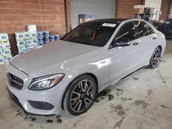 Salvage cars for sale at Sun Valley, CA auction: 2017 Mercedes-Benz C 43 4matic AMG