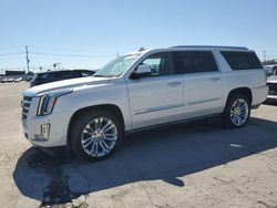 Cadillac salvage cars for sale: 2020 Cadillac Escalade ESV Premium Luxury