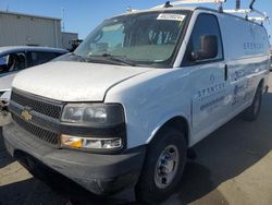 Salvage trucks for sale at Martinez, CA auction: 2018 Chevrolet Express G2500