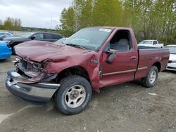 Salvage cars for sale from Copart Arlington, WA: 1998 Ford F150