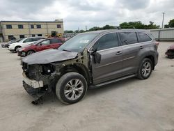 Salvage cars for sale at Wilmer, TX auction: 2015 Toyota Highlander LE