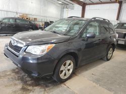 Salvage cars for sale at Milwaukee, WI auction: 2015 Subaru Forester 2.5I Premium