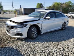 Salvage cars for sale at Mebane, NC auction: 2021 Honda Accord Hybrid EXL
