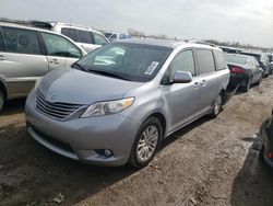 Salvage cars for sale from Copart Elgin, IL: 2012 Toyota Sienna XLE