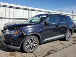 Salvage cars for sale at Littleton, CO auction: 2019 Mitsubishi Outlander SE