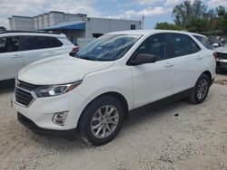 Salvage cars for sale from Copart Opa Locka, FL: 2020 Chevrolet Equinox LS