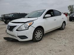 Salvage cars for sale at Kansas City, KS auction: 2015 Nissan Versa S