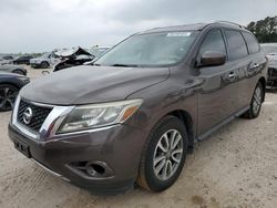 Vehiculos salvage en venta de Copart Houston, TX: 2015 Nissan Pathfinder S