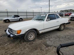 Salvage cars for sale at Lumberton, NC auction: 1984 Mercedes-Benz 380 SL