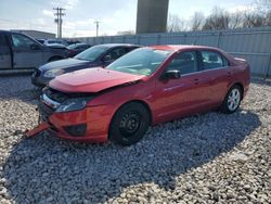 Salvage cars for sale at Wayland, MI auction: 2012 Ford Fusion SE