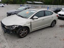 Hyundai Elantra Vehiculos salvage en venta: 2017 Hyundai Elantra SE