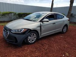 Vehiculos salvage en venta de Copart Fort Pierce, FL: 2017 Hyundai Elantra SE