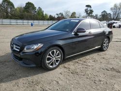 Vehiculos salvage en venta de Copart Hampton, VA: 2017 Mercedes-Benz C300