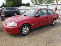 Salvage cars for sale at Finksburg, MD auction: 1999 Honda Civic DX