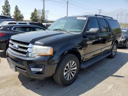 Salvage cars for sale from Copart Rancho Cucamonga, CA: 2017 Ford Expedition EL XLT
