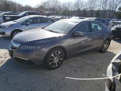 Salvage cars for sale at North Billerica, MA auction: 2017 Acura TLX Tech