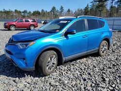 Salvage cars for sale at Windham, ME auction: 2018 Toyota Rav4 HV LE