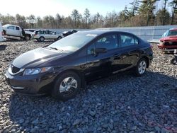 Salvage cars for sale at Windham, ME auction: 2015 Honda Civic LX