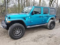 Salvage cars for sale at Cicero, IN auction: 2019 Jeep Wrangler Unlimited Sahara
