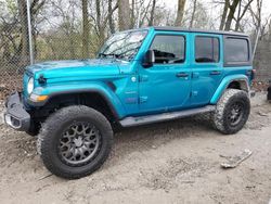 Jeep Wrangler Unlimited Sahara salvage cars for sale: 2019 Jeep Wrangler Unlimited Sahara